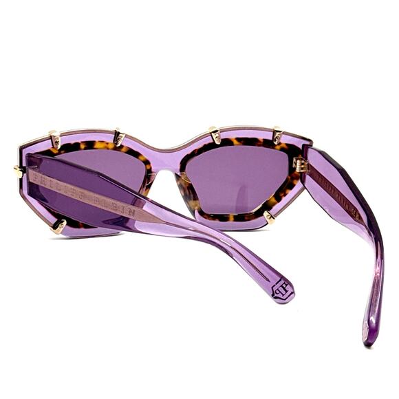 New! PHILIPP PLEIN Sunglasses Plein Supreme Star SPP099V Col.06PF, Authentic - Picture 10 of 11